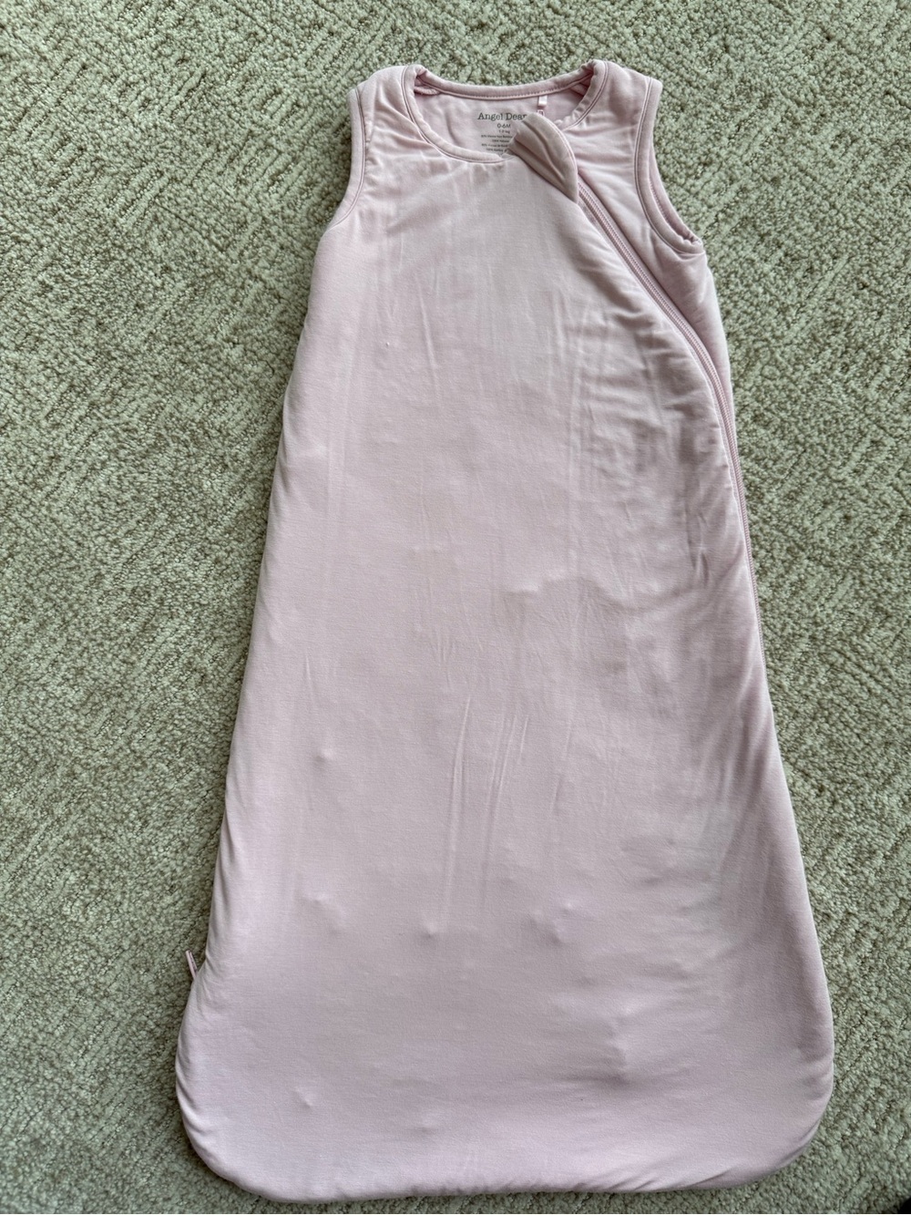 Angel Dear Blush Pink Sleeveless Sleep Sack